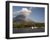 Moyogalpa Port and Conception Volcano, Ometepe Island, Nicaragua, Central America-G Richardson-Framed Photographic Print