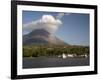 Moyogalpa Port and Conception Volcano, Ometepe Island, Nicaragua, Central America-G Richardson-Framed Photographic Print