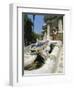 Mozaic Lizard Sculpture by Gaudi, Guell Park, Barcelona, Catalonia, Spain, Europe-Robert Harding-Framed Photographic Print