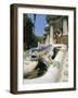 Mozaic Lizard Sculpture by Gaudi, Guell Park, Barcelona, Catalonia, Spain, Europe-Robert Harding-Framed Photographic Print