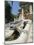 Mozaic Lizard Sculpture by Gaudi, Guell Park, Barcelona, Catalonia, Spain, Europe-Robert Harding-Mounted Photographic Print