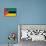 Mozambique Flag Design with Wood Patterning - Flags of the World Series-Philippe Hugonnard-Art Print displayed on a wall