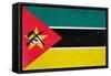 Mozambique Flag Design with Wood Patterning - Flags of the World Series-Philippe Hugonnard-Framed Stretched Canvas