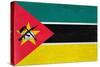 Mozambique Flag Design with Wood Patterning - Flags of the World Series-Philippe Hugonnard-Stretched Canvas