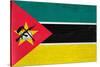 Mozambique Flag Design with Wood Patterning - Flags of the World Series-Philippe Hugonnard-Stretched Canvas