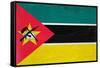 Mozambique Flag Design with Wood Patterning - Flags of the World Series-Philippe Hugonnard-Framed Stretched Canvas