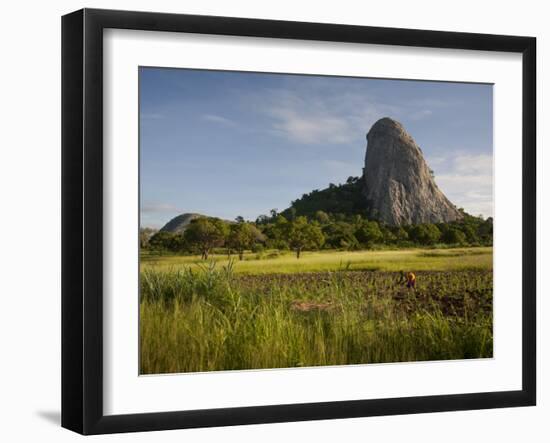 Mozambique, Near Nampula; the Stunning Landscape of Northern Mozambique Early in the Morning-Niels Van Gijn-Framed Photographic Print