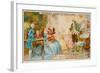 Mozart and His Sister Marianne with the Empress Maria Theresa-null-Framed Giclee Print