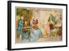 Mozart and His Sister Marianne with the Empress Maria Theresa-null-Framed Giclee Print