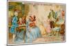 Mozart and His Sister Marianne with the Empress Maria Theresa-null-Mounted Giclee Print