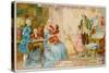 Mozart and His Sister Marianne with the Empress Maria Theresa-null-Stretched Canvas