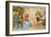 Mozart and His Sister Marianne with the Empress Maria Theresa-null-Framed Giclee Print