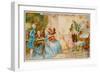 Mozart and His Sister Marianne with the Empress Maria Theresa-null-Framed Giclee Print