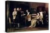 Mozart Directing His Requiem on His Deathbed-Mihaly Munkacsy-Stretched Canvas