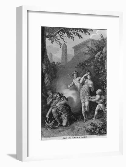 Mozart, Flute, Papageno-null-Framed Art Print