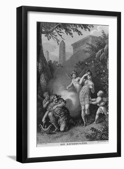 Mozart, Flute, Papageno-null-Framed Art Print