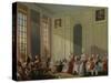 Mozart Giving a Concert in the Salon Des Quatre-Glaces at the Palais Du Temple-Michel Barthélemy Ollivier-Stretched Canvas