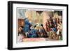 Mozart Listening to Allegri's Miserere, 1771-null-Framed Giclee Print