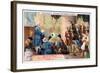 Mozart Listening to Allegri's Miserere, 1771-null-Framed Giclee Print