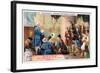 Mozart Listening to Allegri's Miserere, 1771-null-Framed Giclee Print