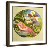 MOZART - MAGIC FLUTE-Moritz Ludwig von Schwind-Framed Giclee Print