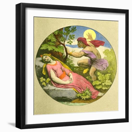 MOZART - MAGIC FLUTE-Moritz Ludwig von Schwind-Framed Giclee Print