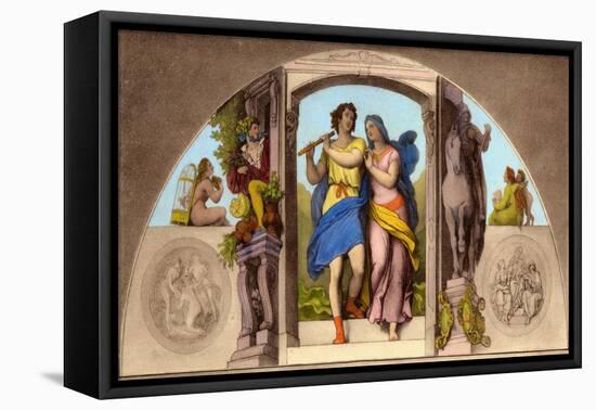 MOZART - MAGIC FLUTE-Moritz Ludwig von Schwind-Framed Stretched Canvas