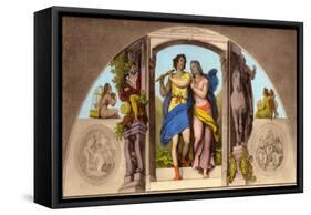 MOZART - MAGIC FLUTE-Moritz Ludwig von Schwind-Framed Stretched Canvas