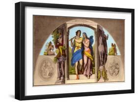 MOZART - MAGIC FLUTE-Moritz Ludwig von Schwind-Framed Giclee Print