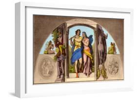 MOZART - MAGIC FLUTE-Moritz Ludwig von Schwind-Framed Giclee Print