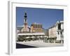 Mozart Monument, Mozartplatz, Salzburg, Austria, Europe-Jochen Schlenker-Framed Photographic Print