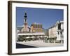 Mozart Monument, Mozartplatz, Salzburg, Austria, Europe-Jochen Schlenker-Framed Photographic Print