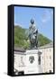 Mozart Monument, Mozartplatz Square, Salzburg, Salzburger Land, Austria, Europe-Markus Lange-Framed Stretched Canvas