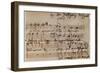 Mozart: Motet Manuscript-Wolfgang Amadeus Mozart-Framed Giclee Print