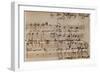 Mozart: Motet Manuscript-Wolfgang Amadeus Mozart-Framed Giclee Print