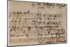 Mozart: Motet Manuscript-Wolfgang Amadeus Mozart-Mounted Giclee Print