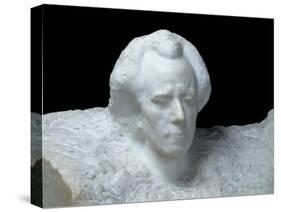 Mozart (Portrait of Gustav Mahler), 1911-Auguste Rodin-Stretched Canvas