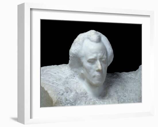 Mozart (Portrait of Gustav Mahler), 1911-Auguste Rodin-Framed Giclee Print