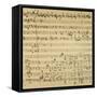 Mozart: Requiem Excerpt-null-Framed Stretched Canvas