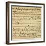 Mozart: Requiem Excerpt-null-Framed Giclee Print