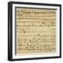 Mozart: Requiem Excerpt-null-Framed Giclee Print