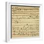 Mozart: Requiem Excerpt-null-Framed Giclee Print