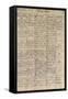 Mozart's Entry in the Baptismal Register, 1756-Austrian School-Framed Stretched Canvas