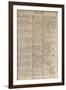 Mozart's Entry in the Baptismal Register, 1756-Austrian School-Framed Giclee Print