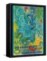 Mozart’s The Magic Flute (Die Zauberflöte) Vintage Metropolitan Opera Poster, 1966-Marc Chagall-Framed Stretched Canvas