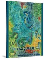 Mozart’s The Magic Flute - Metropolitan Opera - Vintage Opera Poster 1966-Marc Chagall-Stretched Canvas