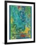 Mozart’s The Magic Flute - Metropolitan Opera - Vintage Opera Poster 1966-Marc Chagall-Framed Art Print