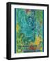 Mozart’s The Magic Flute - Metropolitan Opera - Vintage Opera Poster 1966-Marc Chagall-Framed Art Print