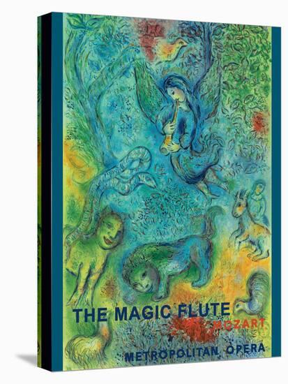 Mozart’s The Magic Flute - Metropolitan Opera - Vintage Opera Poster 1966-Marc Chagall-Stretched Canvas