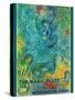Mozart’s The Magic Flute - Metropolitan Opera - Vintage Opera Poster 1966-Marc Chagall-Stretched Canvas